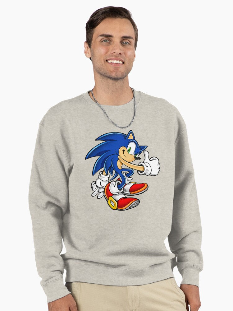 Sonic the Hedgehog Sprint - High Velocity Fan Sweatshirt Oatmeal Heather