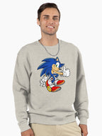 Sonic the Hedgehog Sprint - High Velocity Fan Sweatshirt Oatmeal Heather