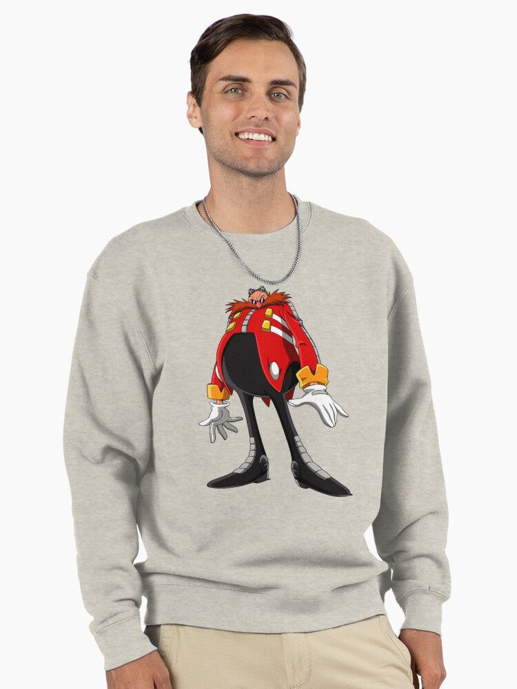Doctor Eggman Genius - Iconic Villain Character Sweatshirt Oatmeal Heather