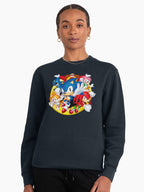 Sonic Origins Classic Gaming Sweatshirt - Retro Video Game Apparel Blue