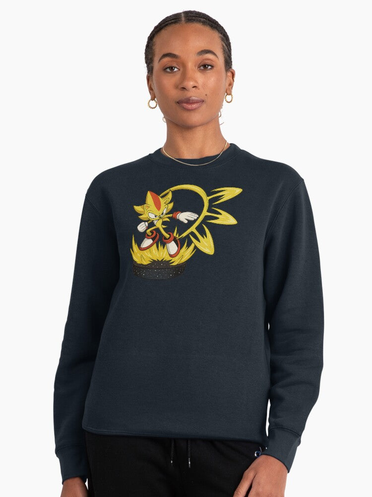 Super Shadow Chaos Spears - Golden Power Attack Hoodie Dark Blue