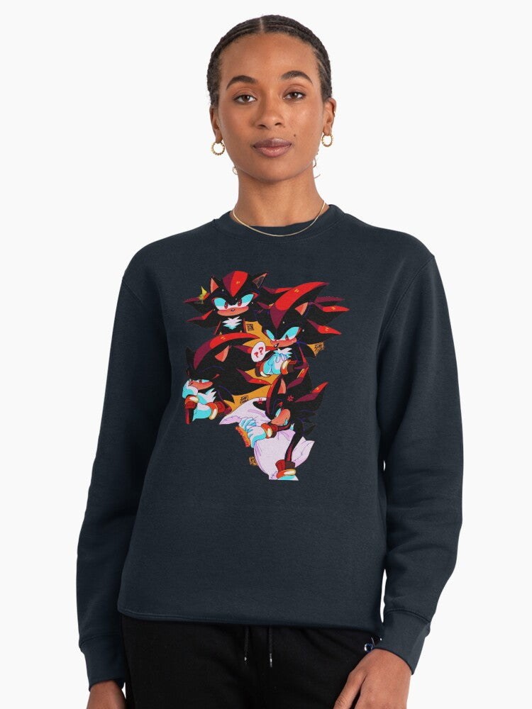 Cute Shadow Hedgehog Gifts - Adorable Character Fan Pullover Dark Blue