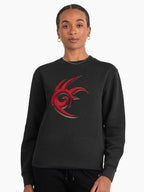 Shadow the Hedgehog Emblem - Iconic G.U.N. Style Pullover Black
