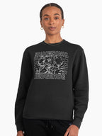 White Sonic and Shadow - Clean Rivalry Graphic Sweatshirt Black