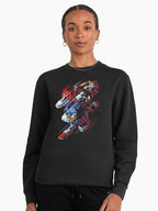 Sonic Creative Illustration - Unique Fan Art Sweatshirt Black