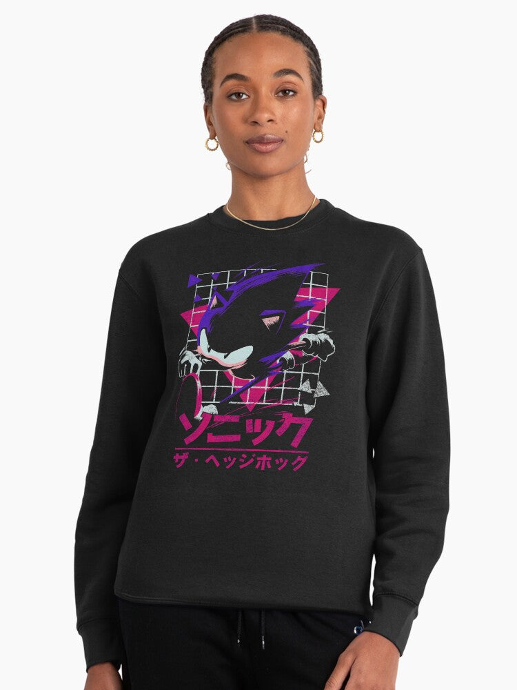 Speed Demon Sonic Hoodie - High Energy Gaming Sweatshirt Black