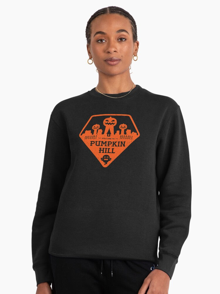 Welcome to Pumpkin Hill - Knuckles Rap Level Sweatshirt Black