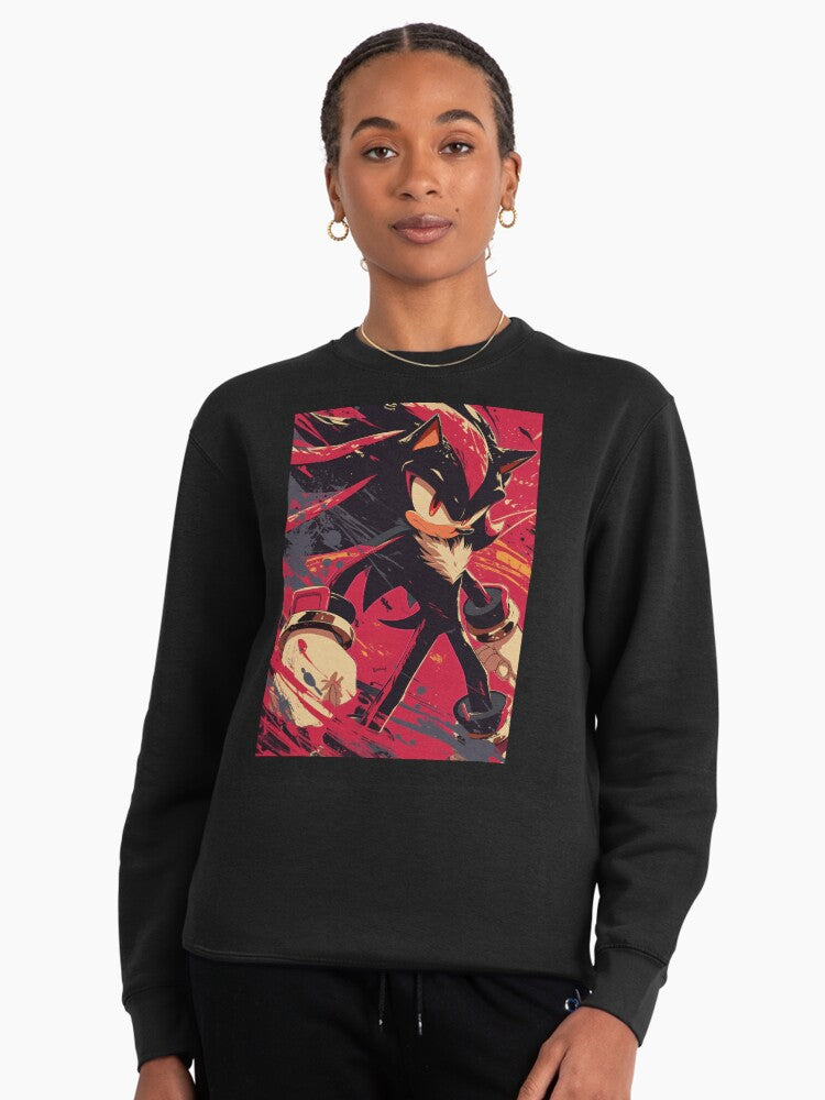 Shadow Chad Energy Meme - Strong Masculine Style Pullover Black