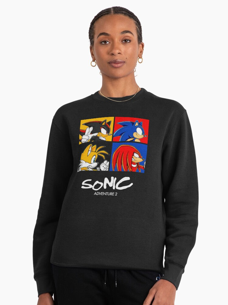 Sonic Adventure Days - Nostalgic Dreamcast Era Pullover Black