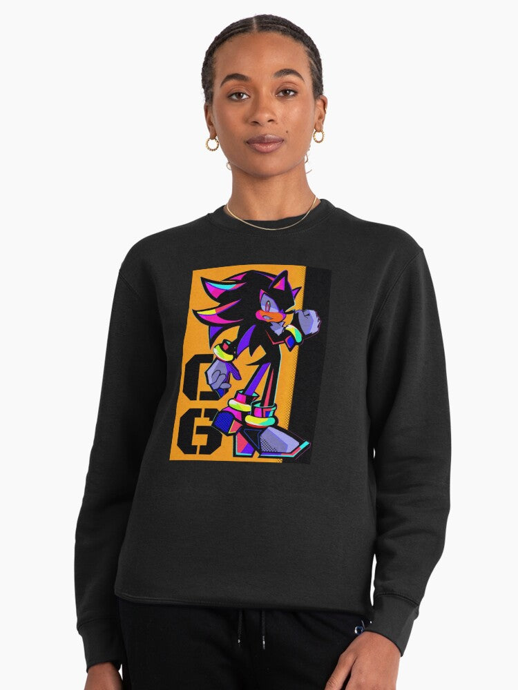 Shadow the Hedgehog Stealth - Dark Hero Fan Pullover Black