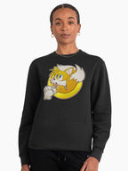 Tails Miles Prower Hoodie - Iconic Sidekick Fan Art Black