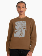 Silver the Hedgehog Psychic Power - Future Hero Graphic Hoodie Brown