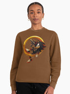 Shadow the Hedgehog Rogue Agent - Stylish Graphic Pullover Brown