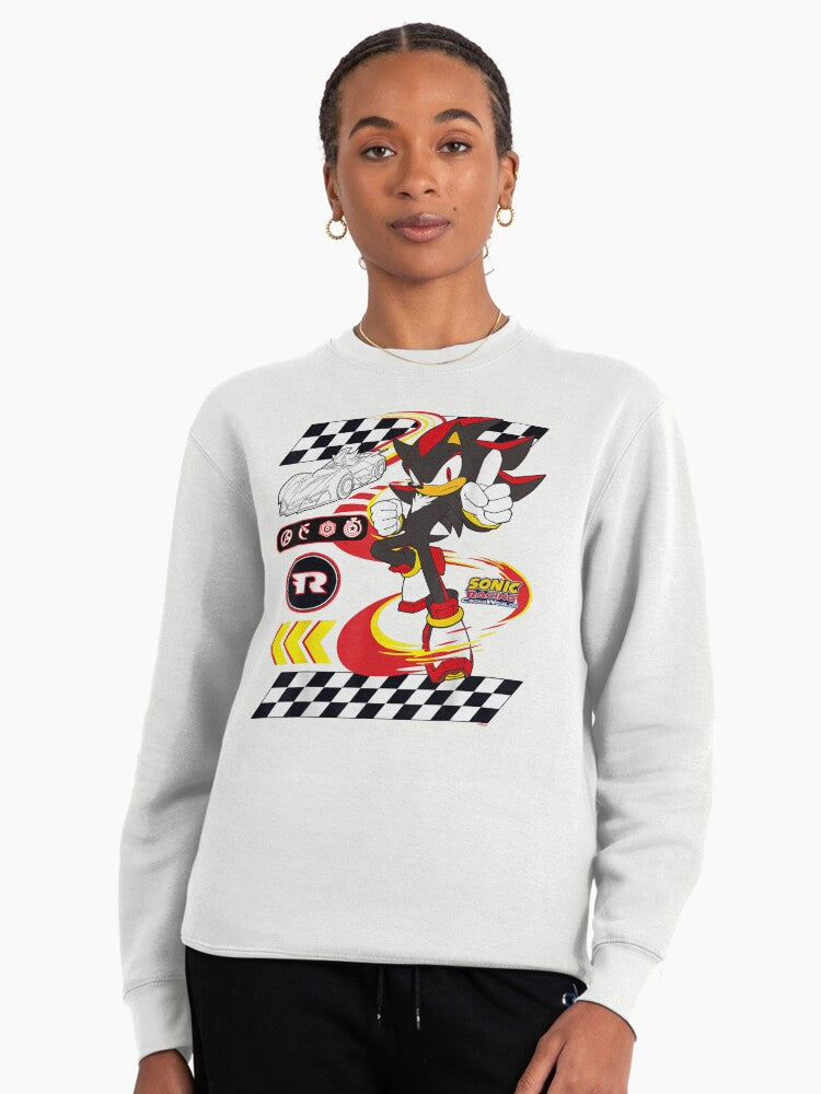 Sonic Racing CrossWorlds - Pedal to Metal Sweatshirt White