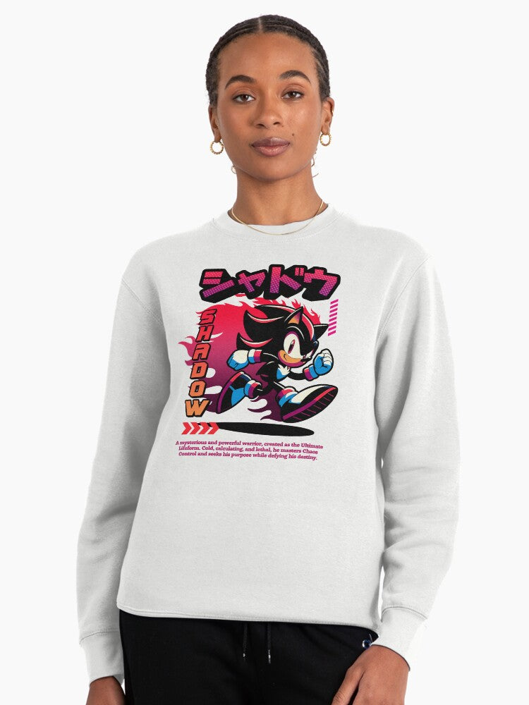 Shadow the Hedgehog Legend - Ultimate Dark Hero Pullover White