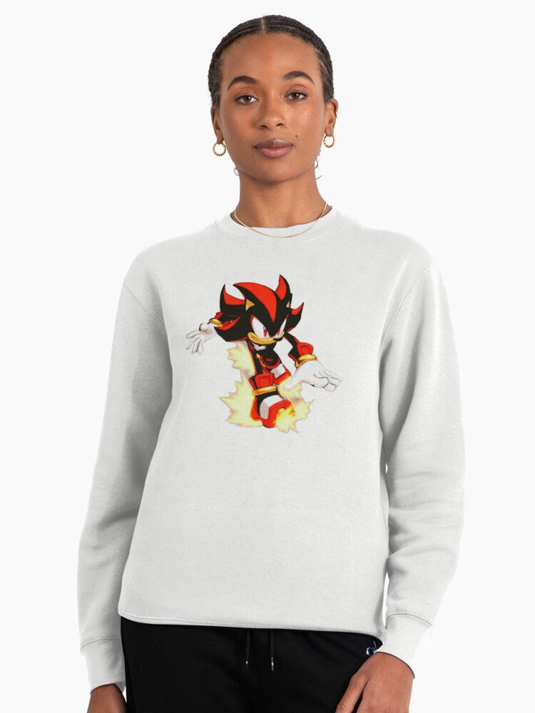 Shadow the Hedgehog Dark Ops - Tactical Style Sweatshirt White