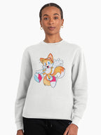 Tails the Hedgehog Friend - Cute Miles Prower Sweatshirt White