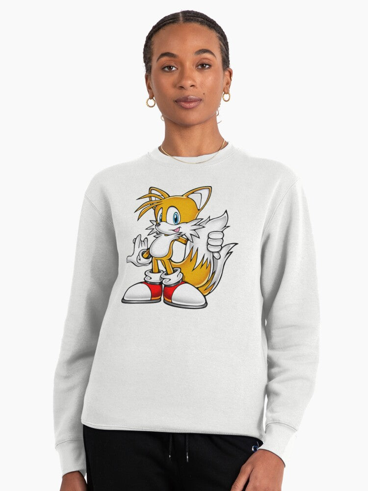 Tails Miles Prower Flyer - Classic Character Fan Hoodie White
