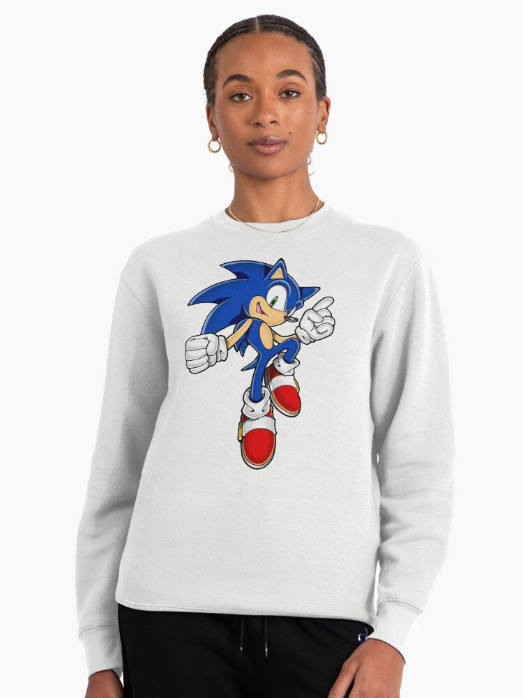 Sonic the Hedgehog Legend - Premium Quality Fan Pullover White