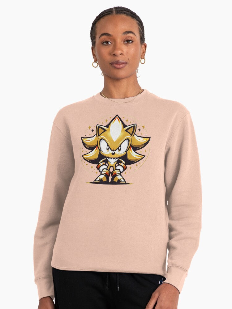 Super Shadow Form 2 - Enhanced Power-Up Sweatshirt Pale Pink