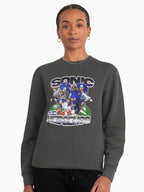 The Blue Blur Legend - Fast Action Sonic Sweatshirt Charcoal Heather