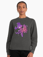 Blaze the Cat 2020 - Fire Power Heroine Sweatshirt Charcoal Heather