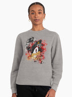 Shadow Character Action Pose - High Detail Gaming Sweatshirt Heather Grey