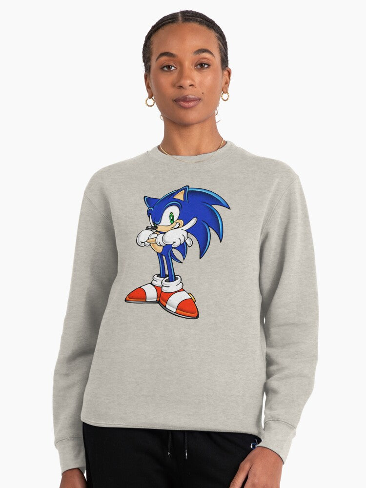 Sonic the Hedgehog Master - Top Speed Graphic Pullover Oatmeal Heather