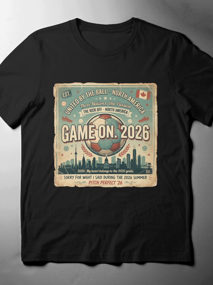 World Cup 2026 Tournament Tee - International Football Fan Gear