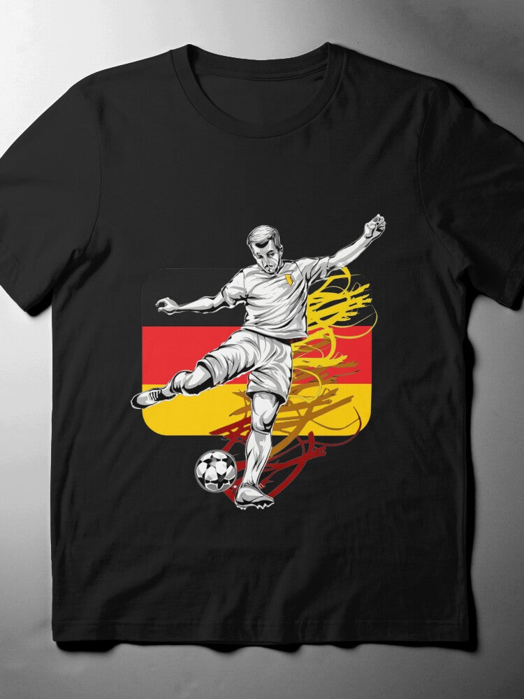 Classic Euro 96 England Football Tee - Retro Soccer Fan Apparel