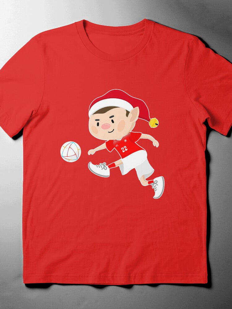 Belgium Football Ball Flag Tee - Red Devils Soccer Fan Gear