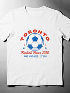 World Map Golden Football 2026 Tee - Global Soccer Fan Art