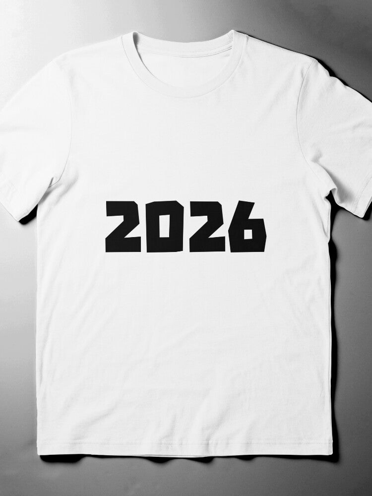 Happy New Year 2026 Tee - Modern Holiday Celebration Shirt