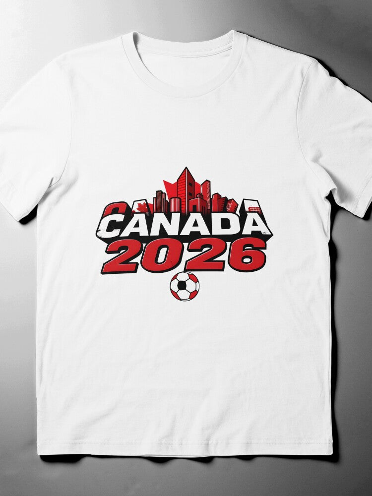 Germany Football Shield Tee - Minimalist 2026 World Cup Design
