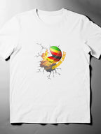 International Soccer Energy Tee - Abstract Football Art Shirt