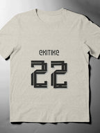 Varsity Initials E.F. Tee - Personalized Black White Shirt